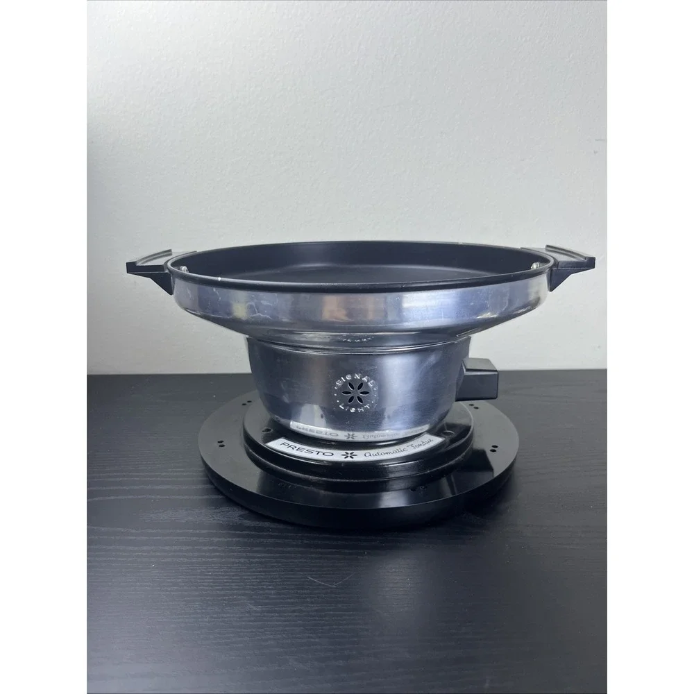 VINTAGE PRESTO AUTOMATIC ELECTRIC FONDUE SET USA‎ MADE MODEL PEO5A